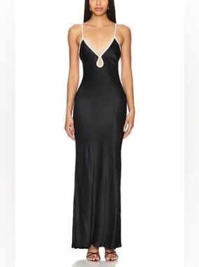 Bec + bridge cedar city maxi in black + ivory